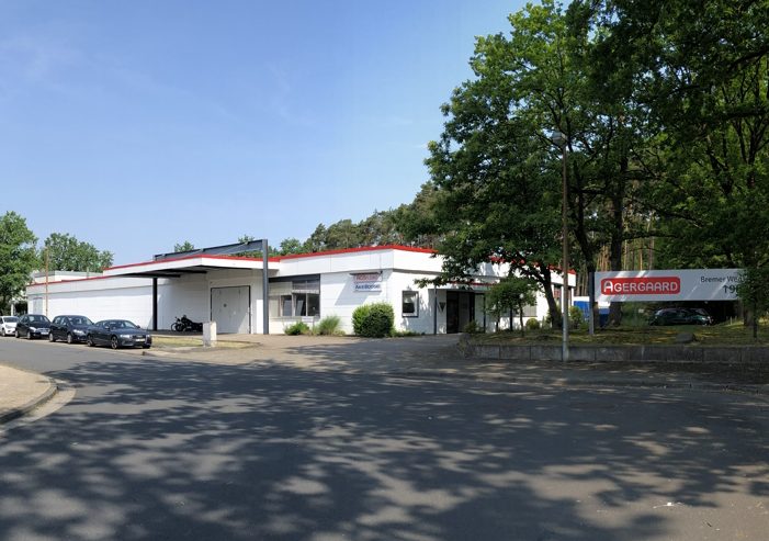 Edificio de la empresa Agergaard Graphic Supplies GmbH